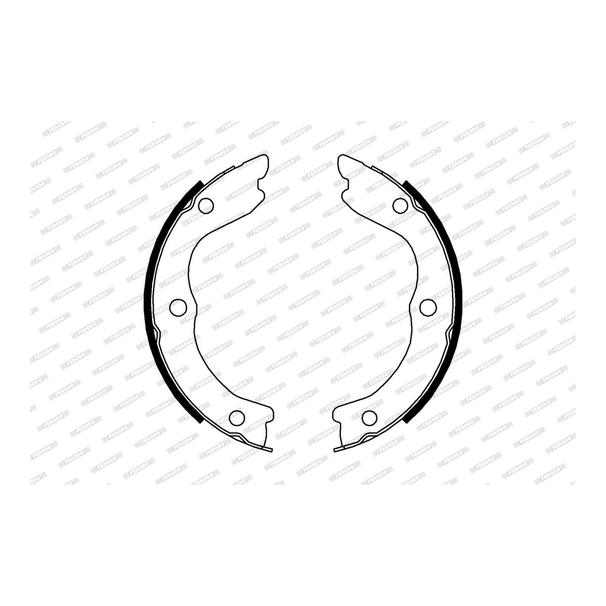 Колодки гальмівні барабанні NISSAN X-TRAIL I (T30) 2.0 2001.01-2013.12 FERODO (FSB4004) Ferodo фото 7