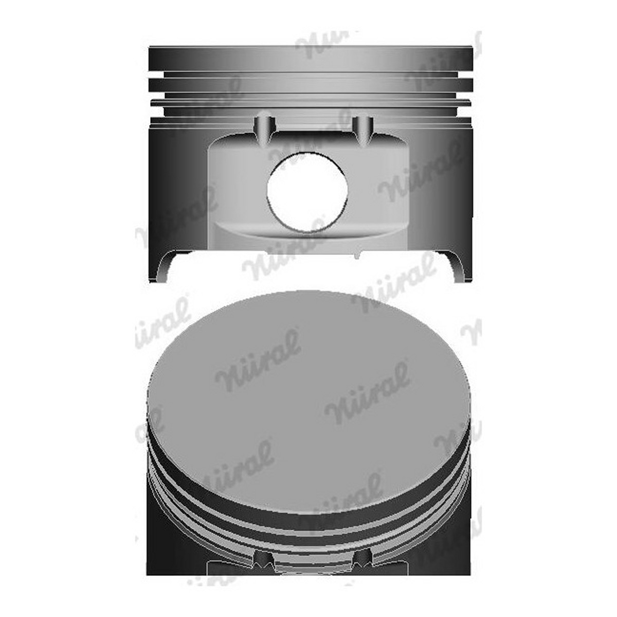 Поршень RENAULT 80.0 K7J 714 NURAL (87-104207-40) Nural фото 3