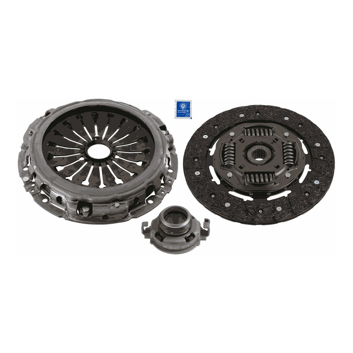 Комплект зчеплення FIAT DUCATO BUS (230_) 2.8 TDI, CITROEN JUMPER BUS (230P) 2.8 HDI SACHS (3000 951 557) SACHS фото 6