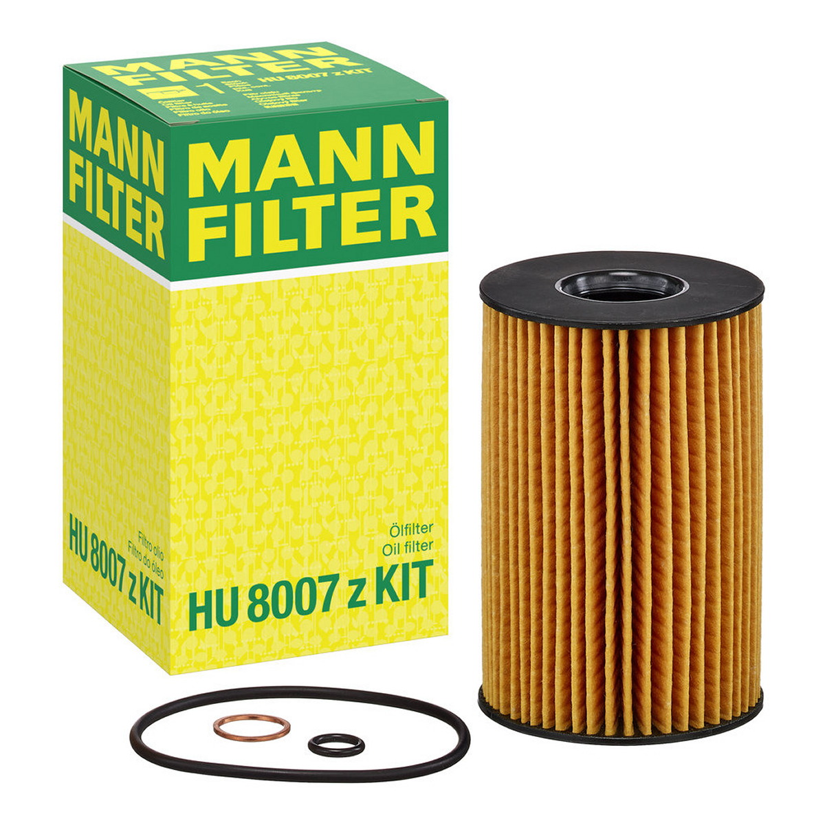 Фільтр масляний BMW X6 (E71, E72) XDRIVE 50 I 2007.06 - 2015.12 MANN (HU8007ZKIT) MANN фото 3