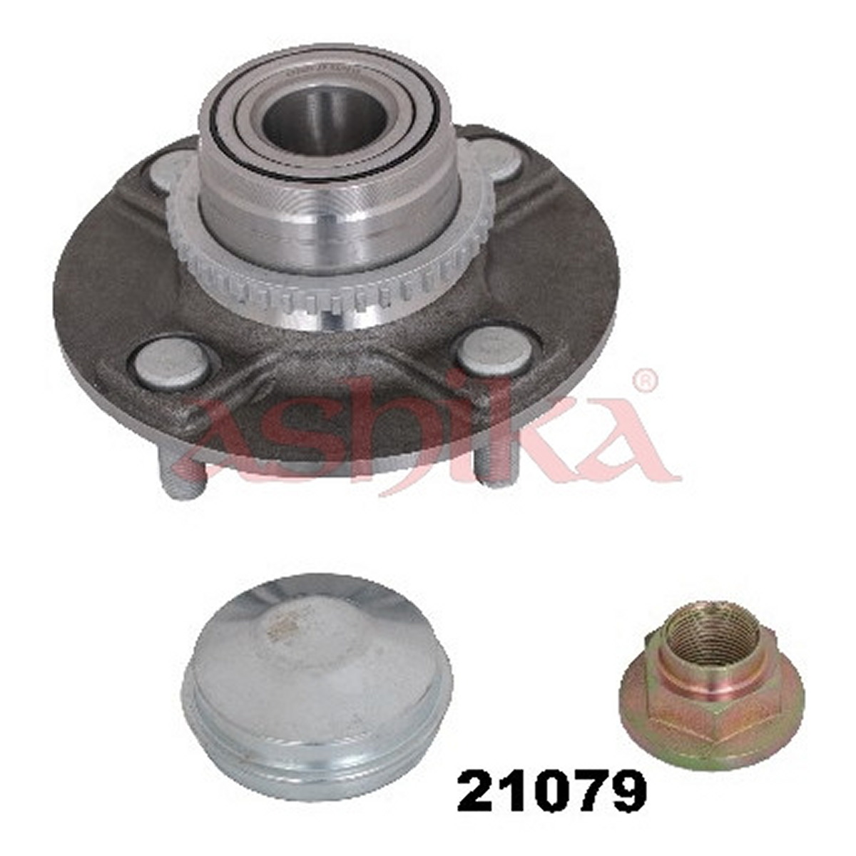 Маточина колеса в зборі NISSAN ALMERA II (N16) - 1.5 (2000.04->) ASHIKA (44-21079) ASHIKA фото 3