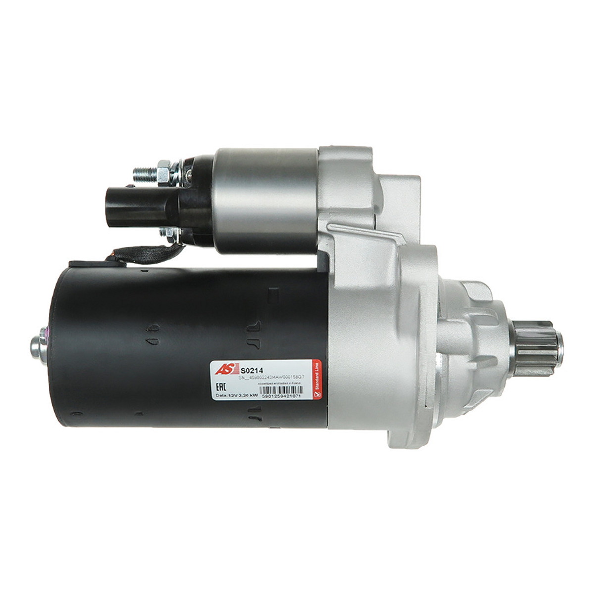 Стартер VW T4 2.5 90-03/T5 2.5 TDI 03-09 (2.2 kw) (z=10) фото 8