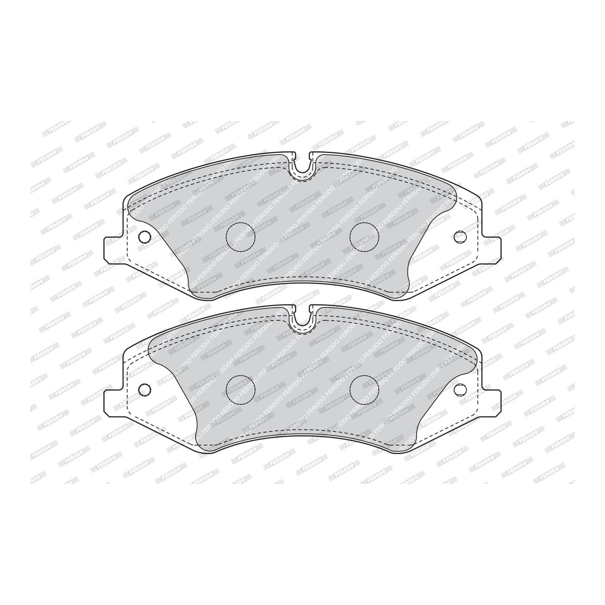 Колодки гальмівні дискові LAND ROVER RANGE ROVER III (L322) 3.6 2002.03-2012.12 FERODO (FDB4104) Ferodo фото 8