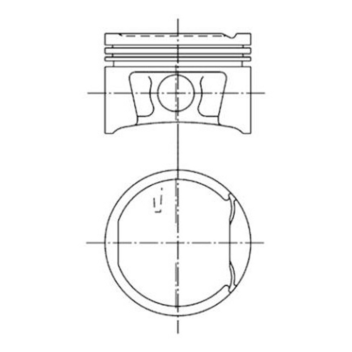 Поршень RENAULT 79.5 1.6I 16V K4M 98- KS (99746600) KS фото 3