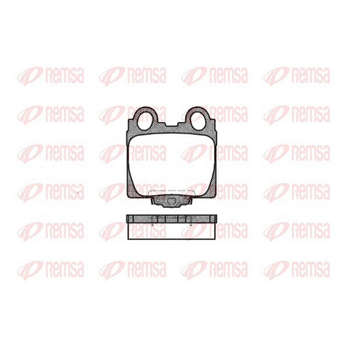 Колодки гальмівні дискові LEXUS GS (_S16_) 3.0 1997.08-2004.12 REMSA (0743.04) Remsa фото 3