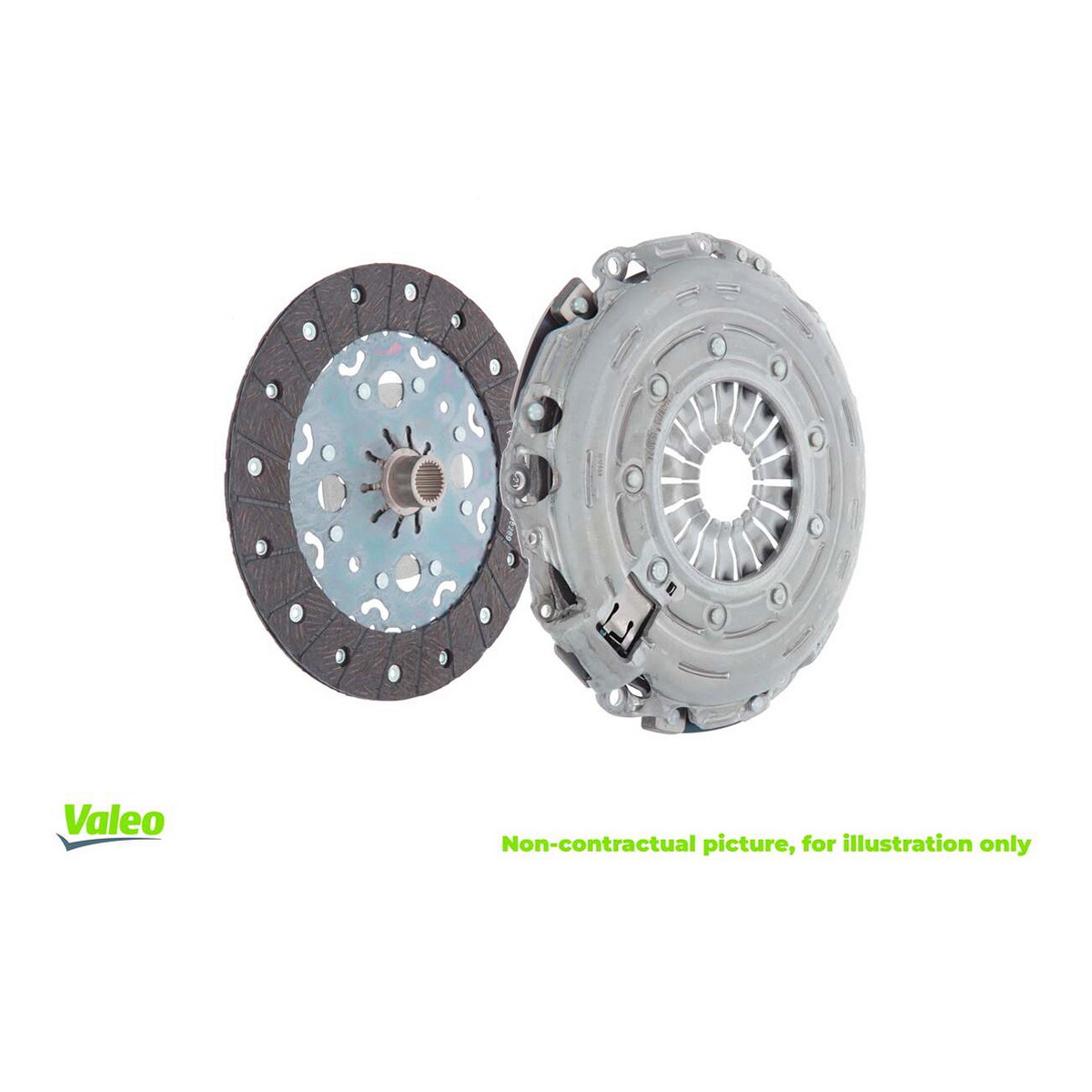 Комплект зчеплення CLUTCH SET (DISC+PRESSURE PLATE)/OPEL ASTRA, ZAFIRA VALEO (832403) Valeo фото 6
