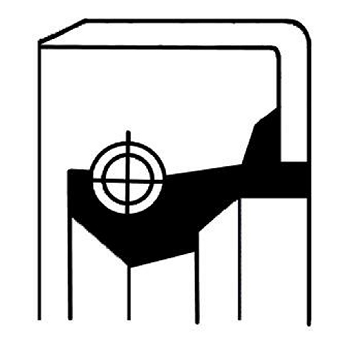 Сальник гумометалевий ДИФ. 58.0X75.0X9.0 ACM TOYOTA LAND CRUISER PRADO 120 GRJ12#/KDJ12 CORTECO (19035144B) Corteco фото 6