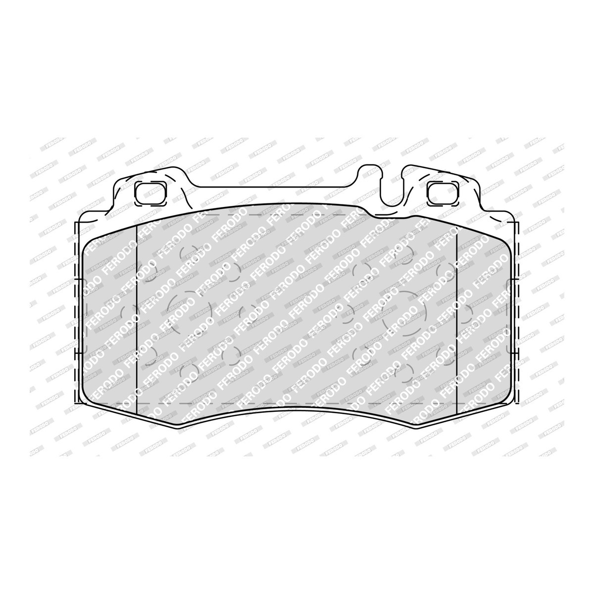 Колодки гальмівні дискові MB M-CLASS (W163) 2.7 1998.02-2005.07 FERODO (FDB1426) Ferodo фото 6