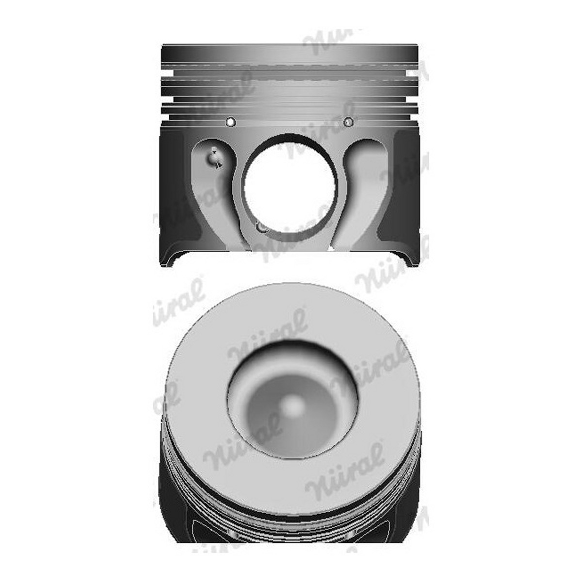 Поршень FORD 86.50 TRANSIT TDCI 2.0TDI FIFA 00- 100PS-> NURAL (87-140807-10) Nural фото 3