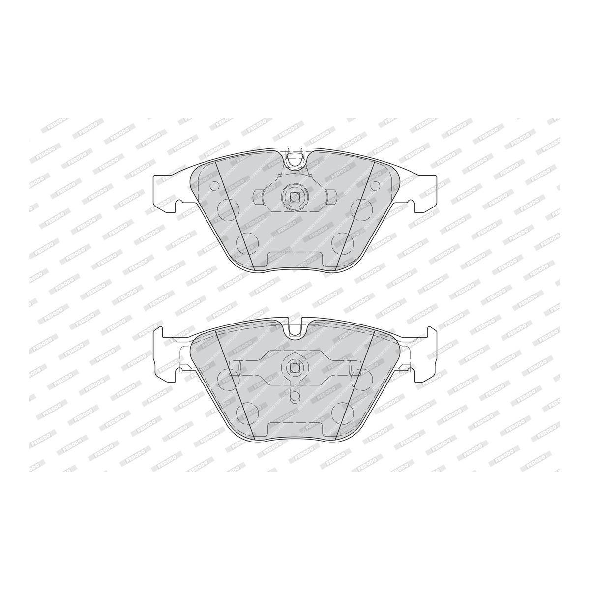Комплект гальмівних колодок передн , BMW 3 (E90), 3 (E91), 3 (E92), 3 (E93), 5 (E61), X1 (E84), Z4 (E89) 3.0/3.0D 12.04-08.16 фото 4