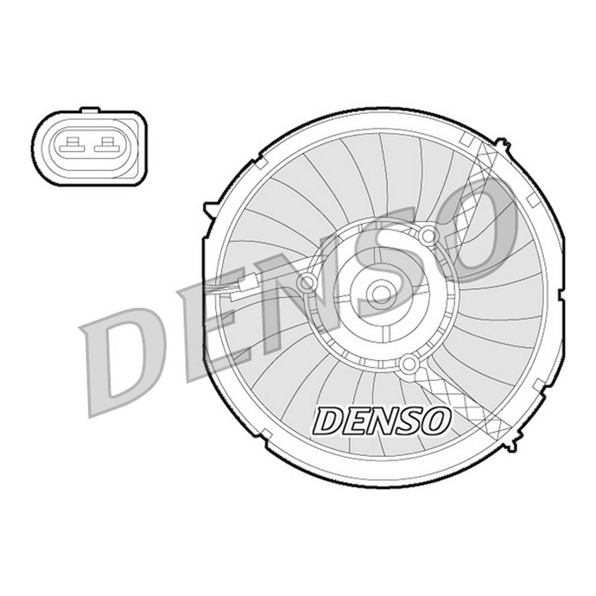 Вентилятор радіатора AUDI A6 C5 AVANT (4B5, 4B6) 2.5 2001.08 - 2005.01 2.5 TDI AYM DENSO (DER02003) Denso фото 6