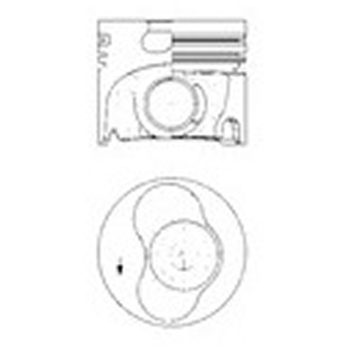 Поршень VAG 81.01 BNZ (CYL 3-5) KS (41094600) KS фото 3