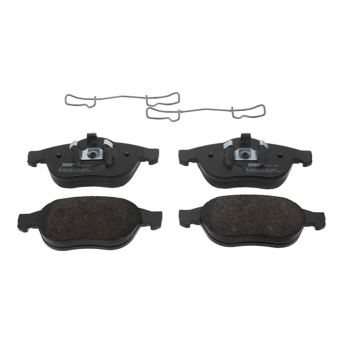 Колодки гальмівні дискові RENAULT LAGUNA II GRANDTOUR (KG0/1_) 2.2 2001.03-2007.12 FERODO (FDB1441) Ferodo фото 6