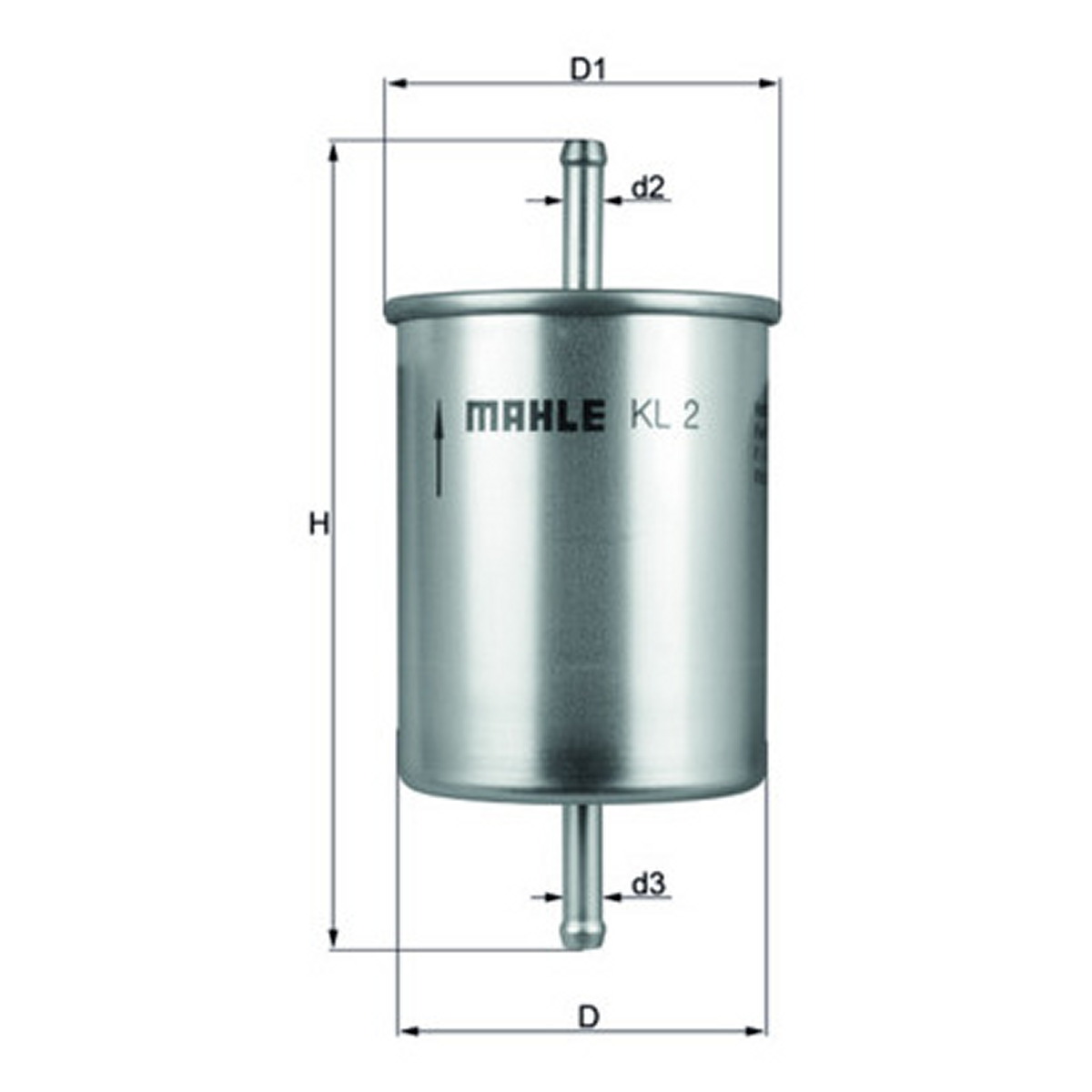 Фільтр паливний SKODA SUPERB I (3U4) 1.8 T 2001.12 - 2008.03 MAHLE (KL2) Mahle фото 3