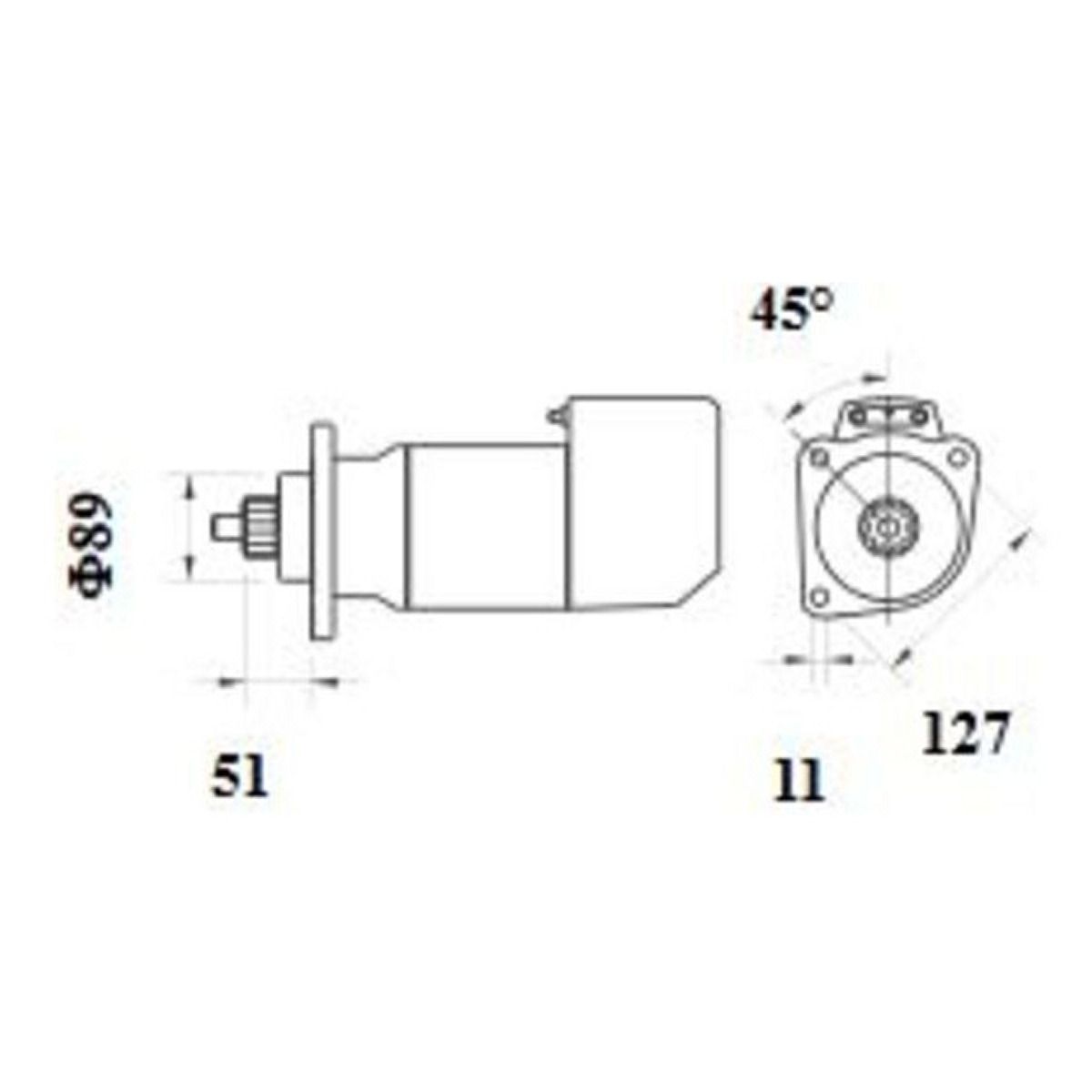 Стартер 24V 5,4KW Z9 MAHLE/ISKRA CN (AZK5577) Mahle фото 3