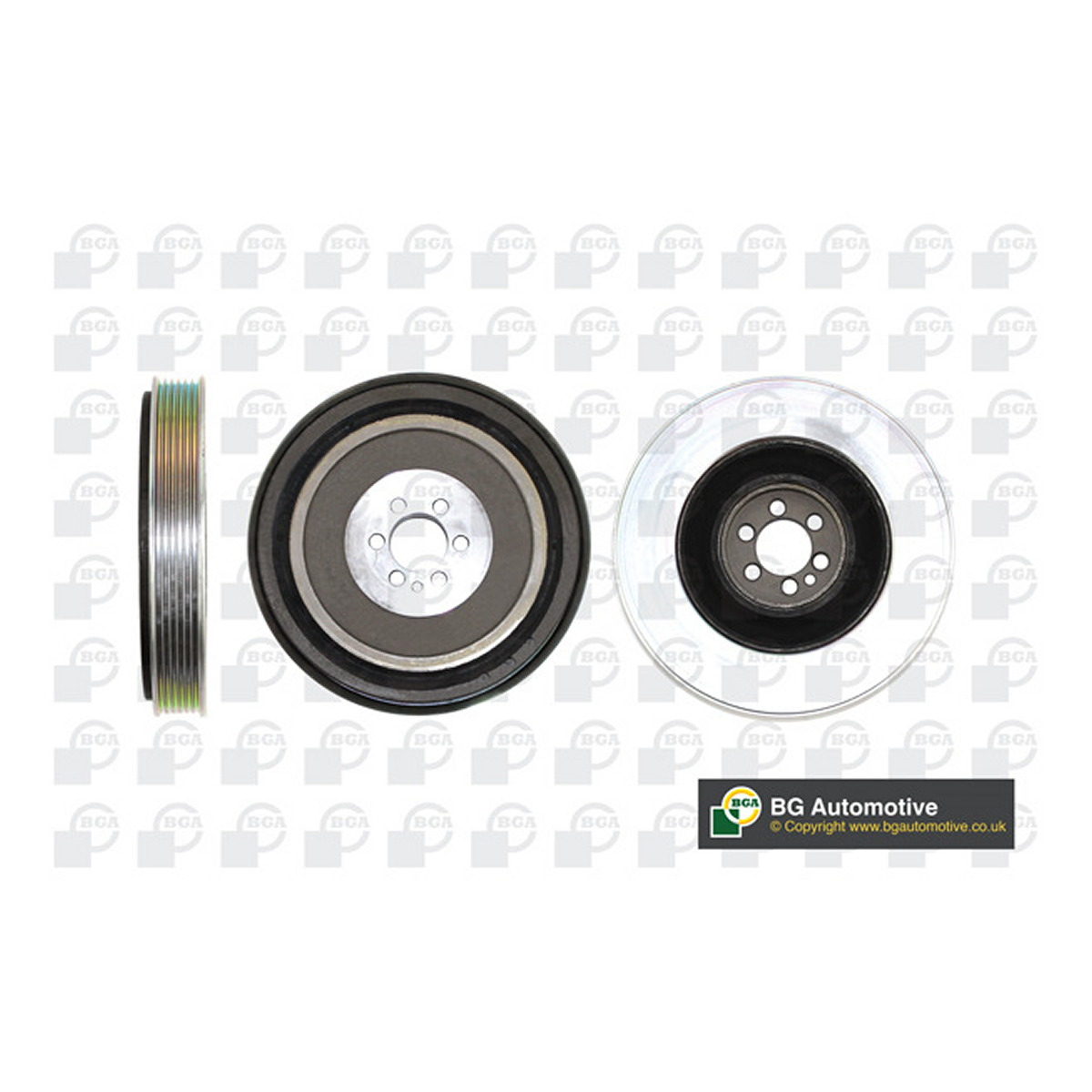 Шків ременя генератора ALFA ROMEO 156 2002-2003, 159 2007-2011, BRERA 2007-2011, SPIDER BGA (DP1001) BGA фото 3