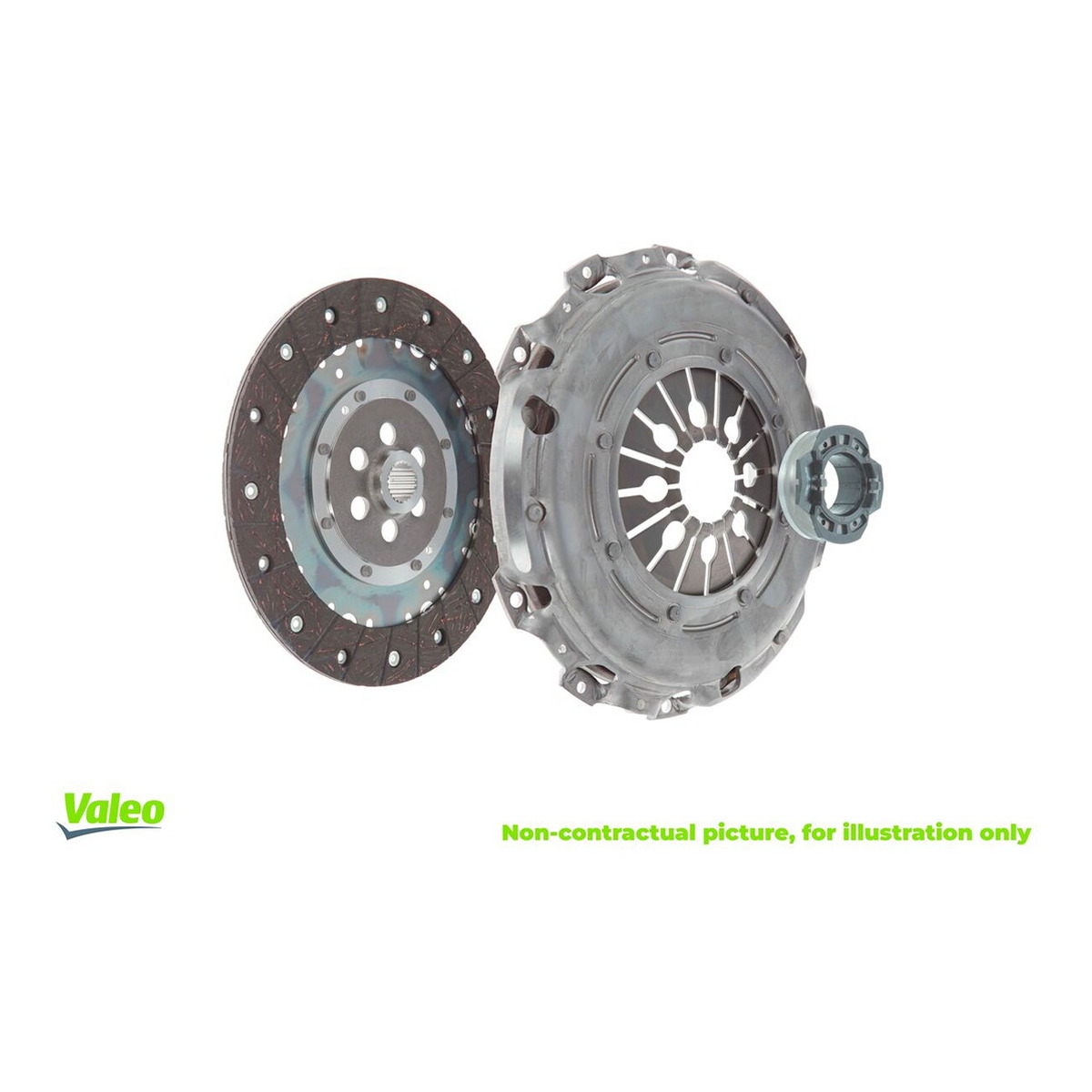 Комплект зчеплення CLUTCH SET LAND ROVER DEFENDER 2.5 DIESEL 3/1994 ->11/1998 VALEO (826333) Valeo фото 6
