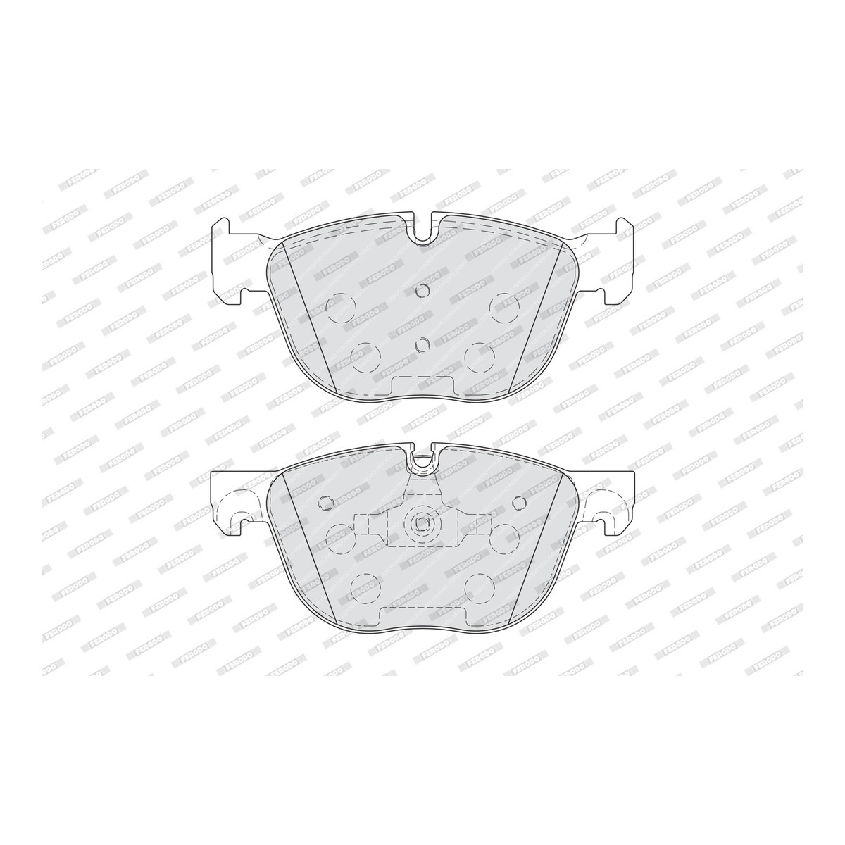 Колодки гальмівні дискові BMW X5 (E70) 3.0 2006.02-2013.07 FERODO (FDB4052) Ferodo фото 6