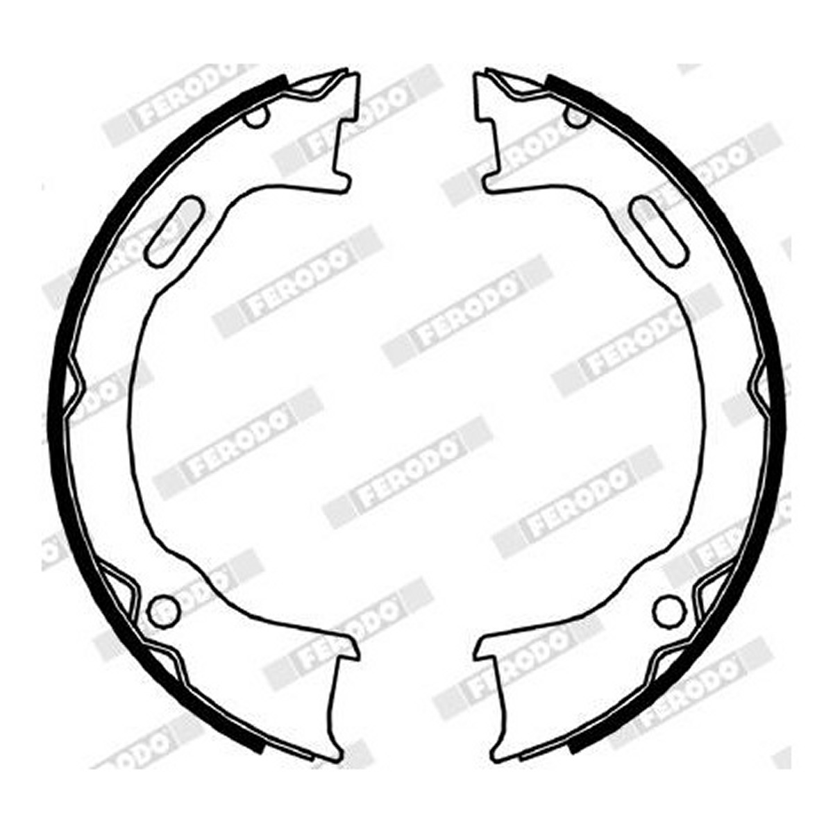 Колодки гальмівні барабанні JEEP CHEROKEE (KJ) 2.8 2001.03-2008.01 FERODO (FSB4061) Ferodo фото 7