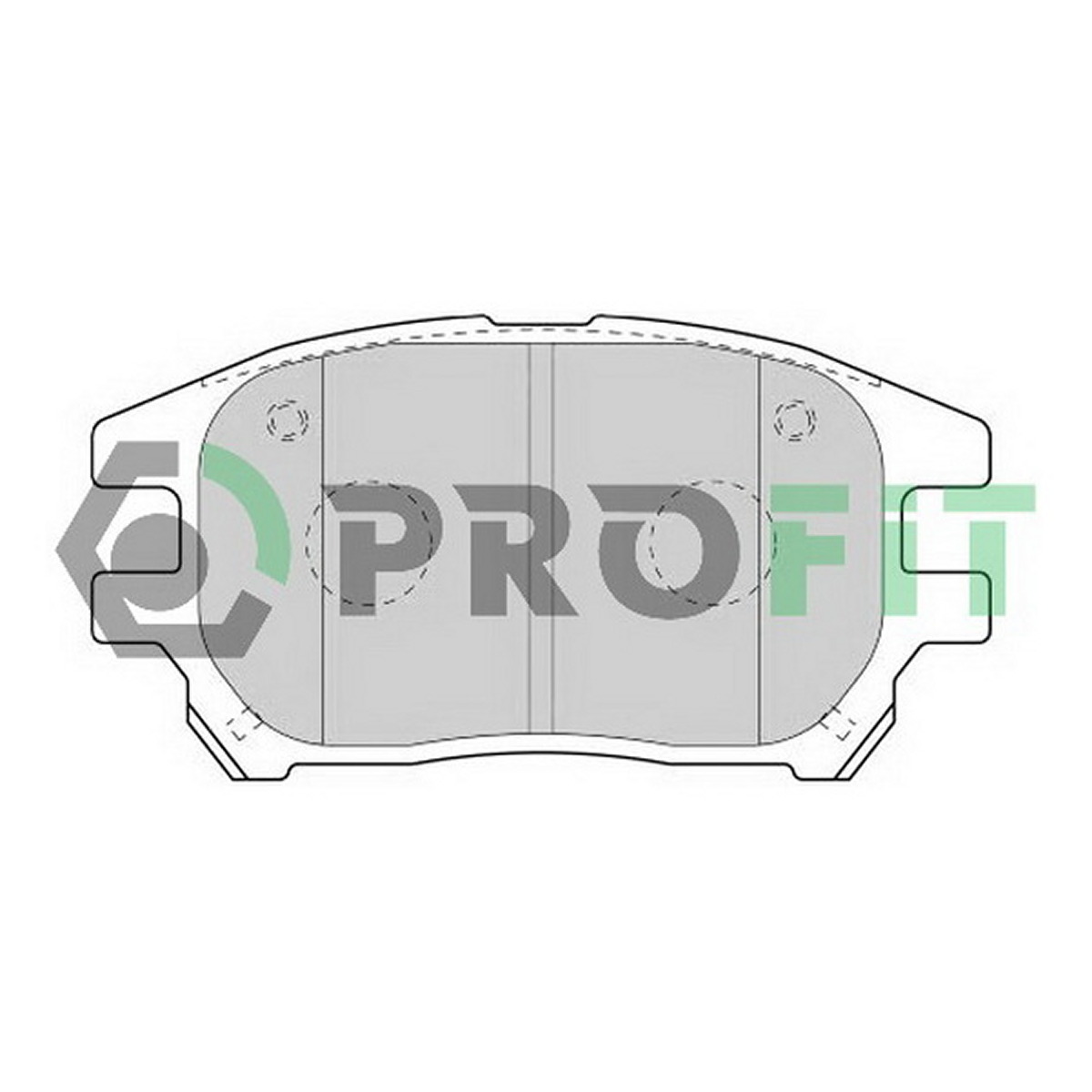 Колодки гальмівні дискові КЕРАМІКА LEXUS RX (_U3_) 3.5 2003.02-2008.12 PROFIT (5000-1697 C) Profit фото 3