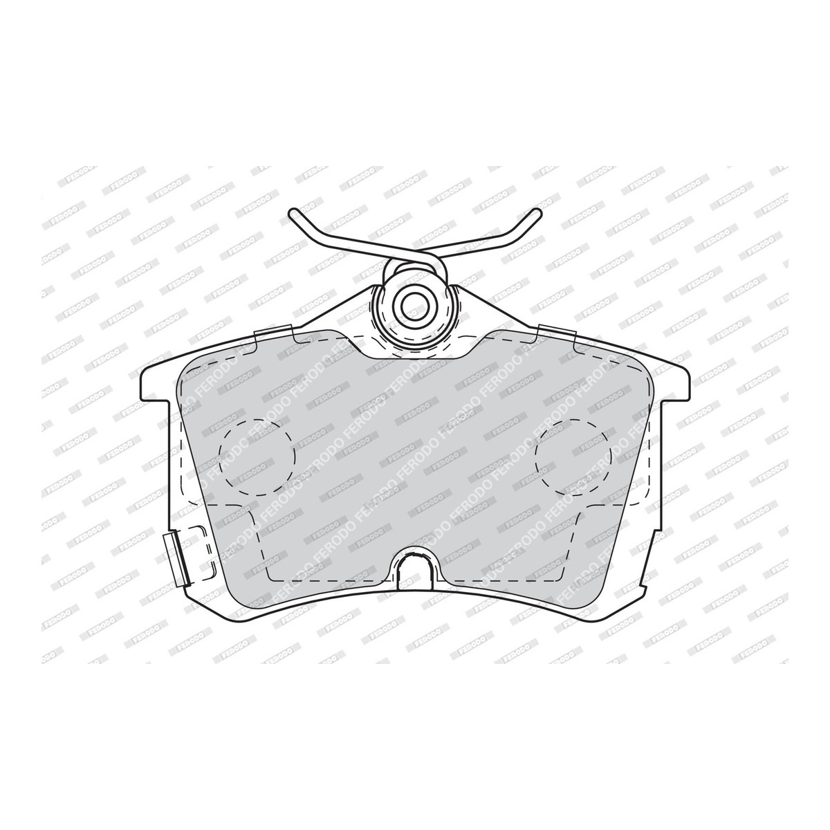 Комплект гальмівних колодок задн , HONDA ACCORD VI, ACCORD VII, JAZZ II, KIA MAGENTIS II, TOYOTA COROLLA 1.3-2.4 07.92-12.08 фото 3