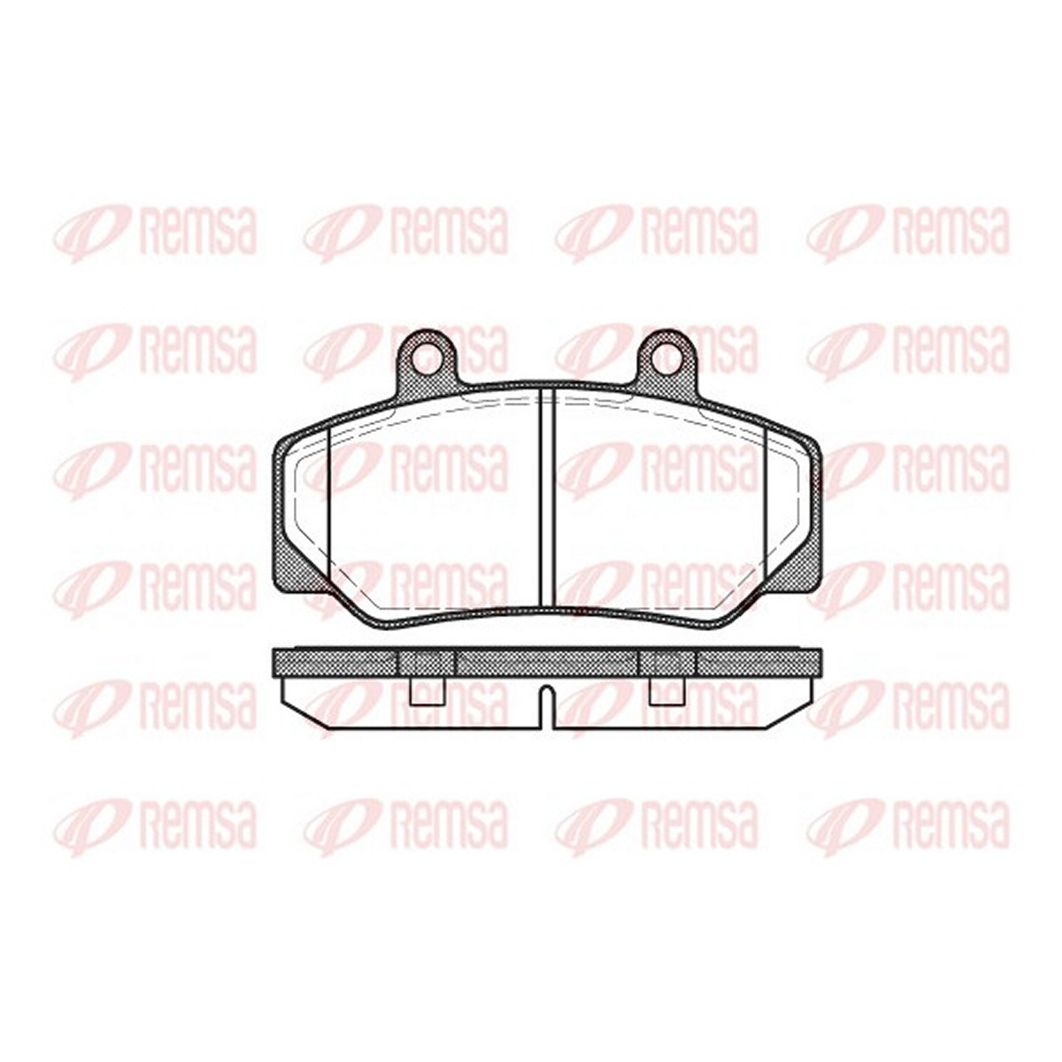 Колодки гальмівні дискові VOLVO 960 (964) 2.9 1990.08-1994.07 REMSA (0176.20) Remsa фото 3