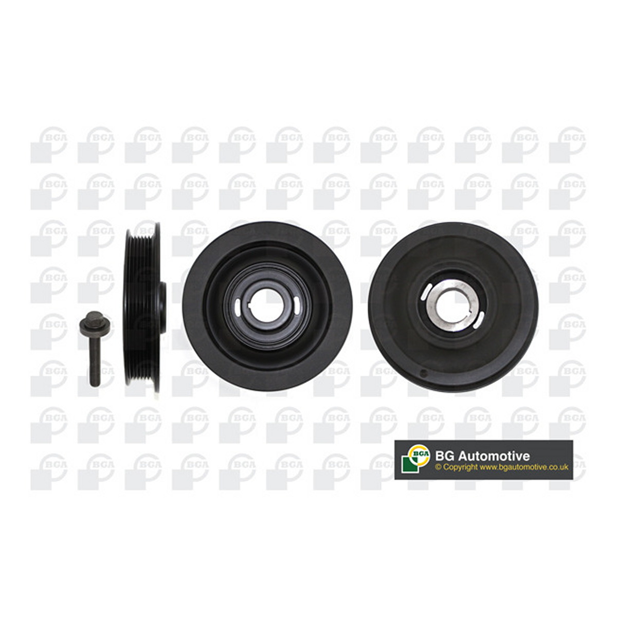 Шків ременя генератора OPEL / VAUXHALL ASTRA 2002-2005, FRONTERA 1998-2004, OMEGA 2000-2 BGA (DP0085K) BGA фото 3