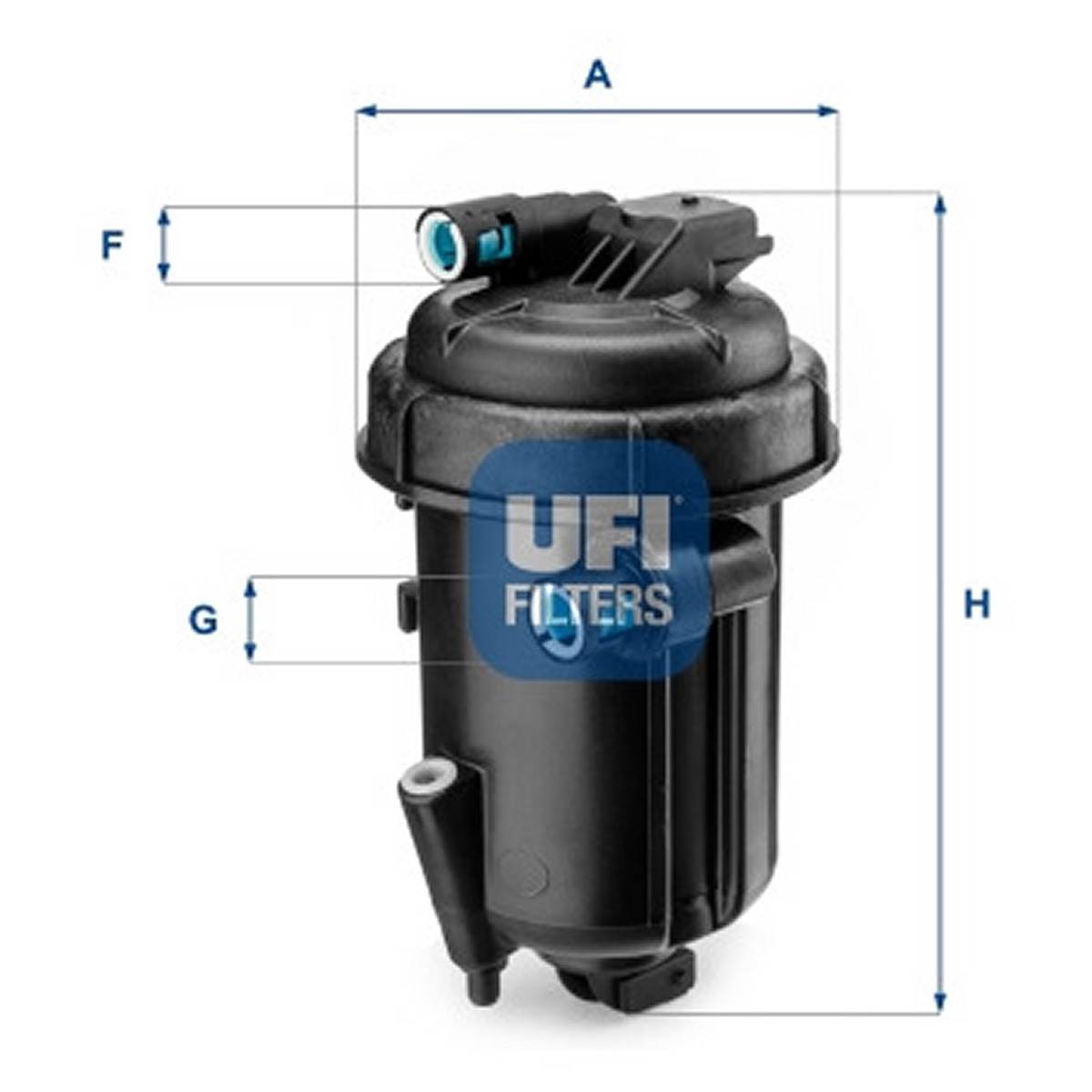 Корпус паливного фільтра CHEVROLET CAPTIVA (C100, C140) 2.0 D 4WD 2006.06 — UFI (55.163.00) UFI фото 3