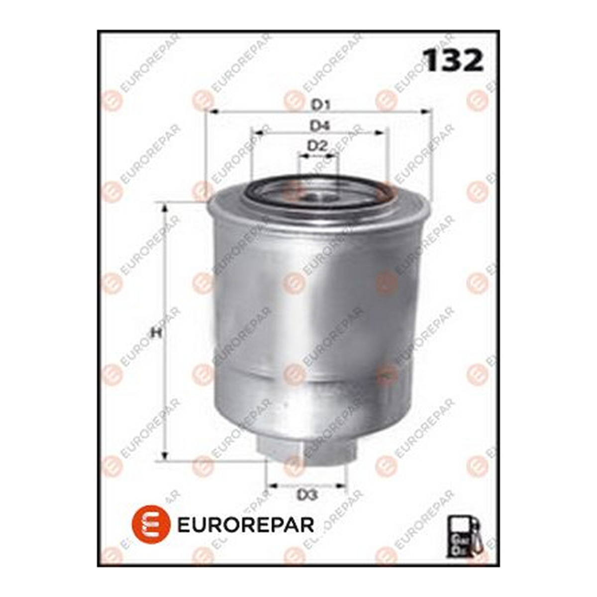 Фільтр паливний KIA SPORTAGE III (SL) 1.7 CRDI 2009.09 - 2017.07 EUROREPAR (1609692080) Eurorepar фото 3