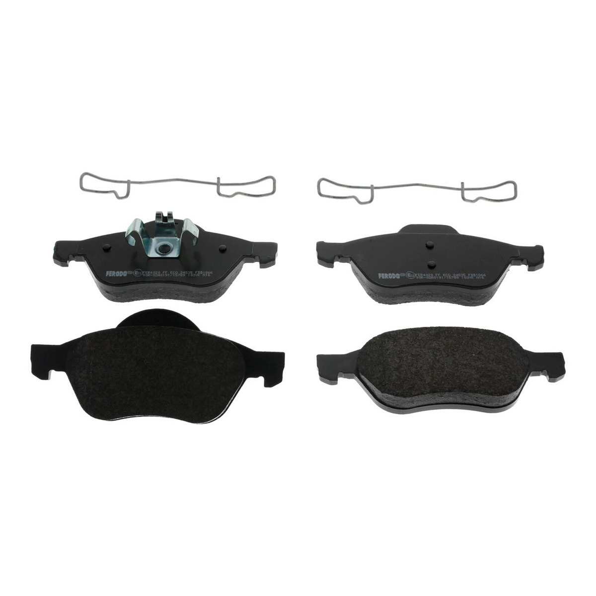 Колодки гальмівні дискові RENAULT SCENIC II (JM0/1_) 1.6 2003.06-2010.07 FERODO (FDB1866) Ferodo фото 6
