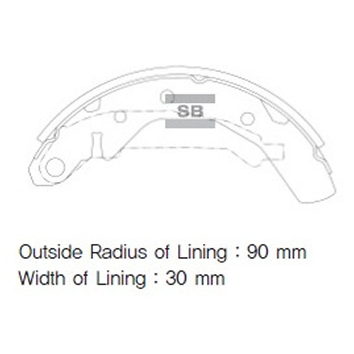 Колодки гальмівні барабанні GM DAEWOO MATIZ 0,8 1,0 05- HI-Q (SA086) HI-Q фото 3