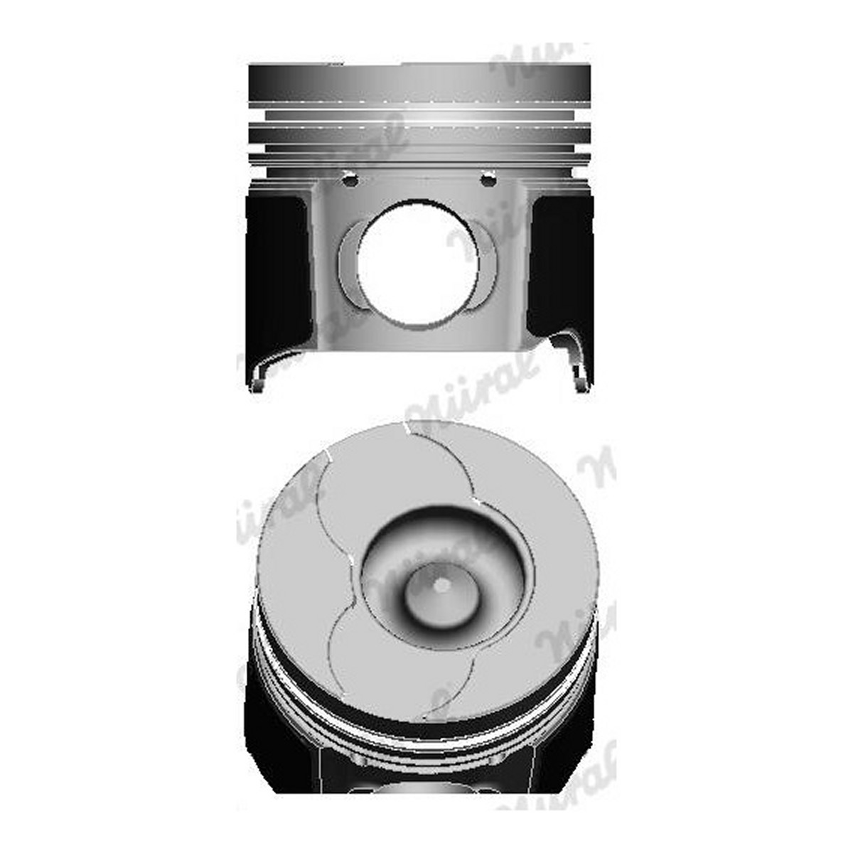 Поршень RENAULT 80.0 1.9TD F9Q730/734/780 97- NURAL (87-101500-00) Nural фото 5