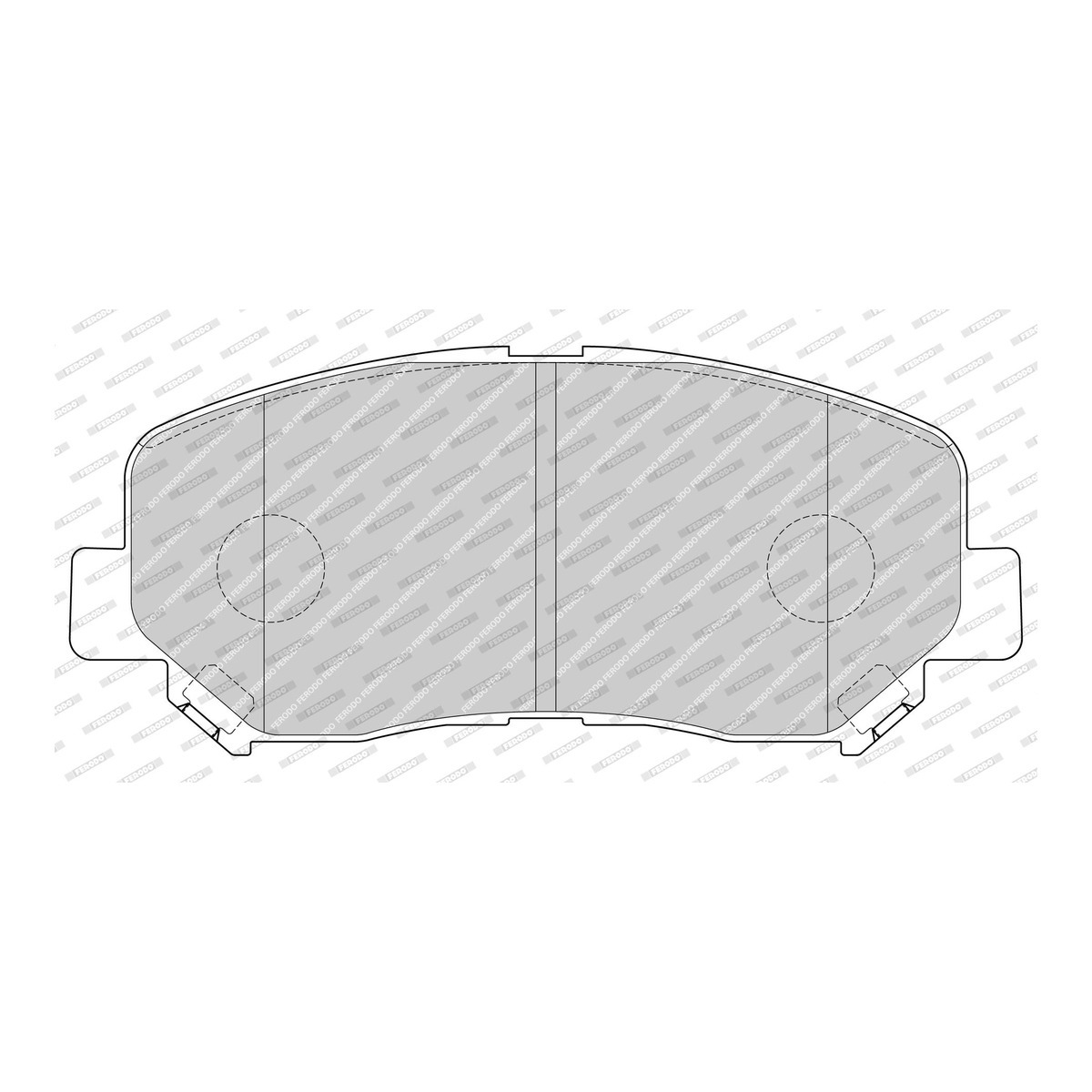 Колодки гальмівні дискові MAZDA CX-5 (KE, GH) 2.5 2011.11-2017.02 FERODO (FDB4357) Ferodo фото 6