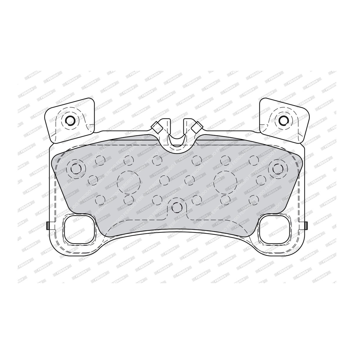 Колодки гальмівні дискові VW TOUAREG (7LA, 7L6, 7L7) 3.0 2002.10-2013.01 FERODO (FDB4065) Ferodo фото 6