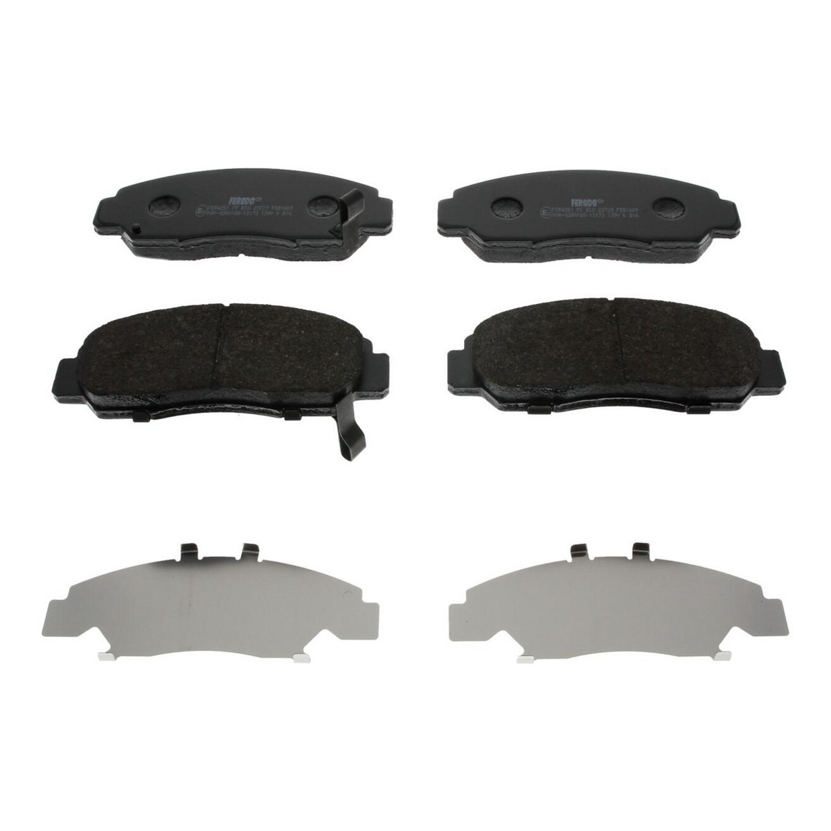 Колодки гальмівні дискові HONDA CIVIC VIII ЛІФТБЕК (FD, FA) 1.8 2005.09-2013.05 FERODO (FDB1669) Ferodo фото 6
