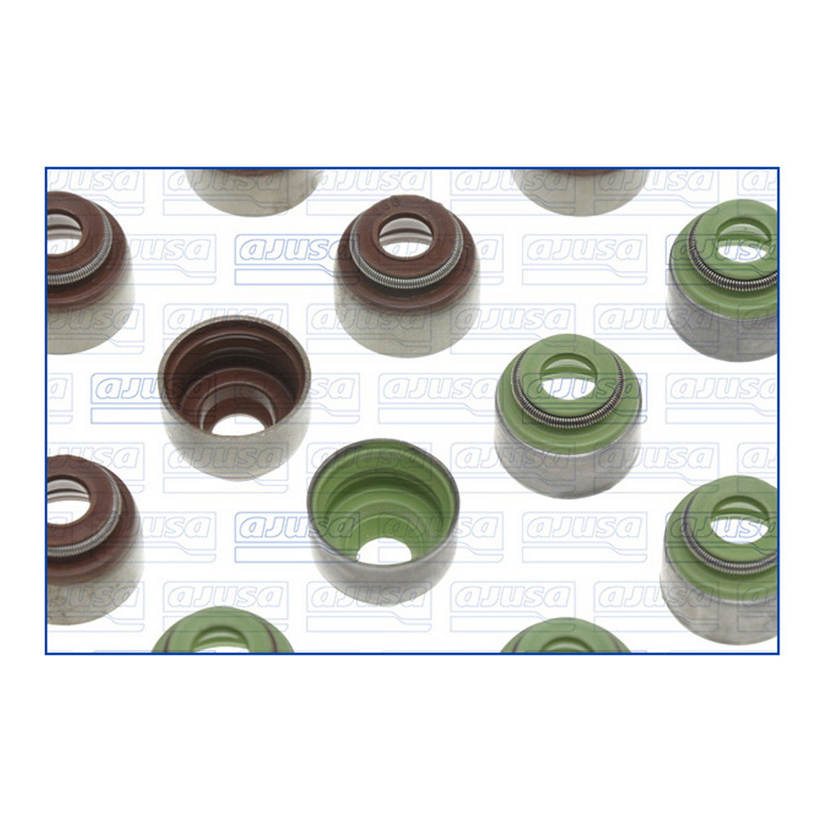 Комплект сальників клапанів IN/EX (SET) MAZDA FP/FS/ZL/ZM/BPD, TOYOTA 5E-FE/5A-FE/7A-FE/2TZ-F AJUSA (57038300) AJUSA фото 3