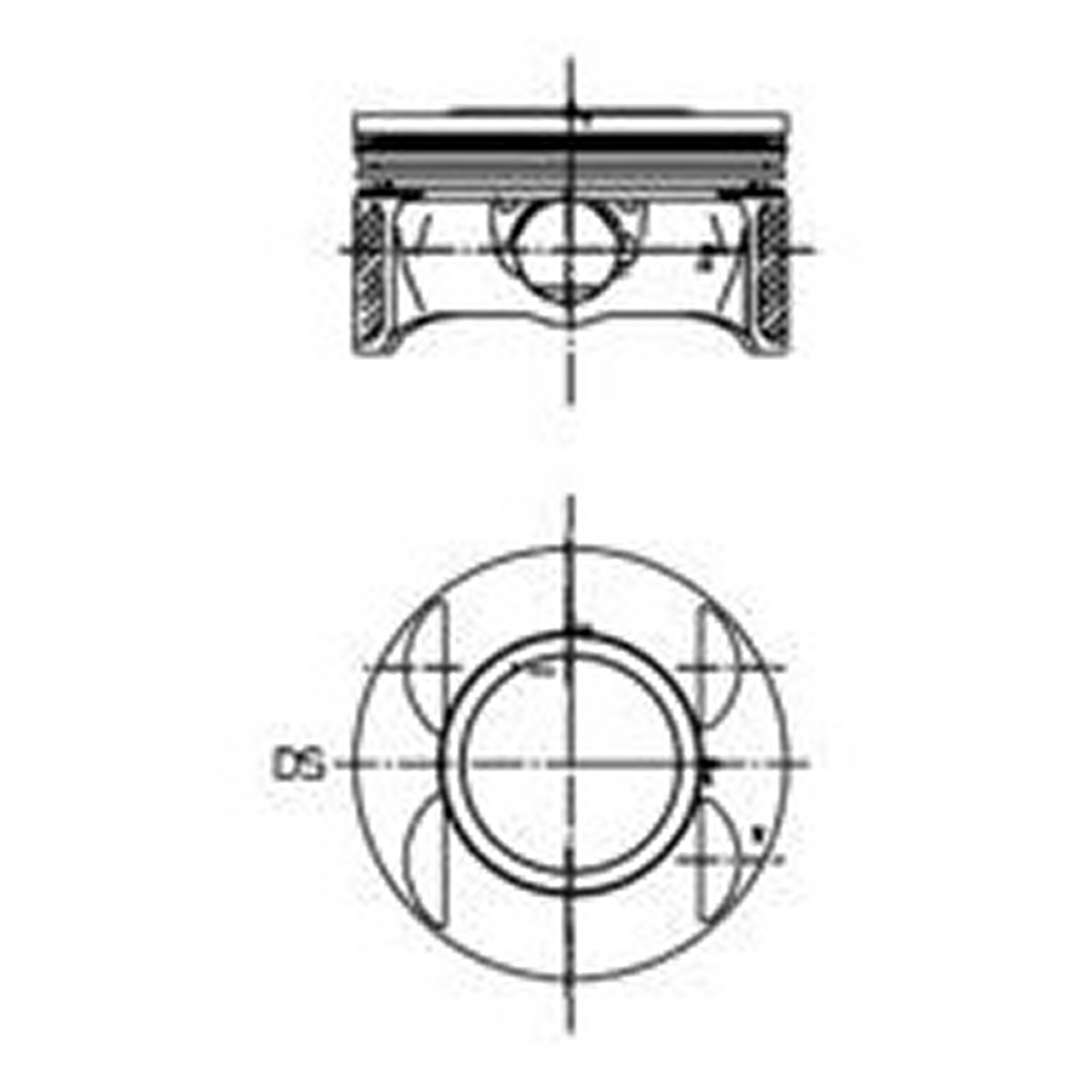 Поршень OPEL 80.5 Z18XER KS (40027700) KS фото 3