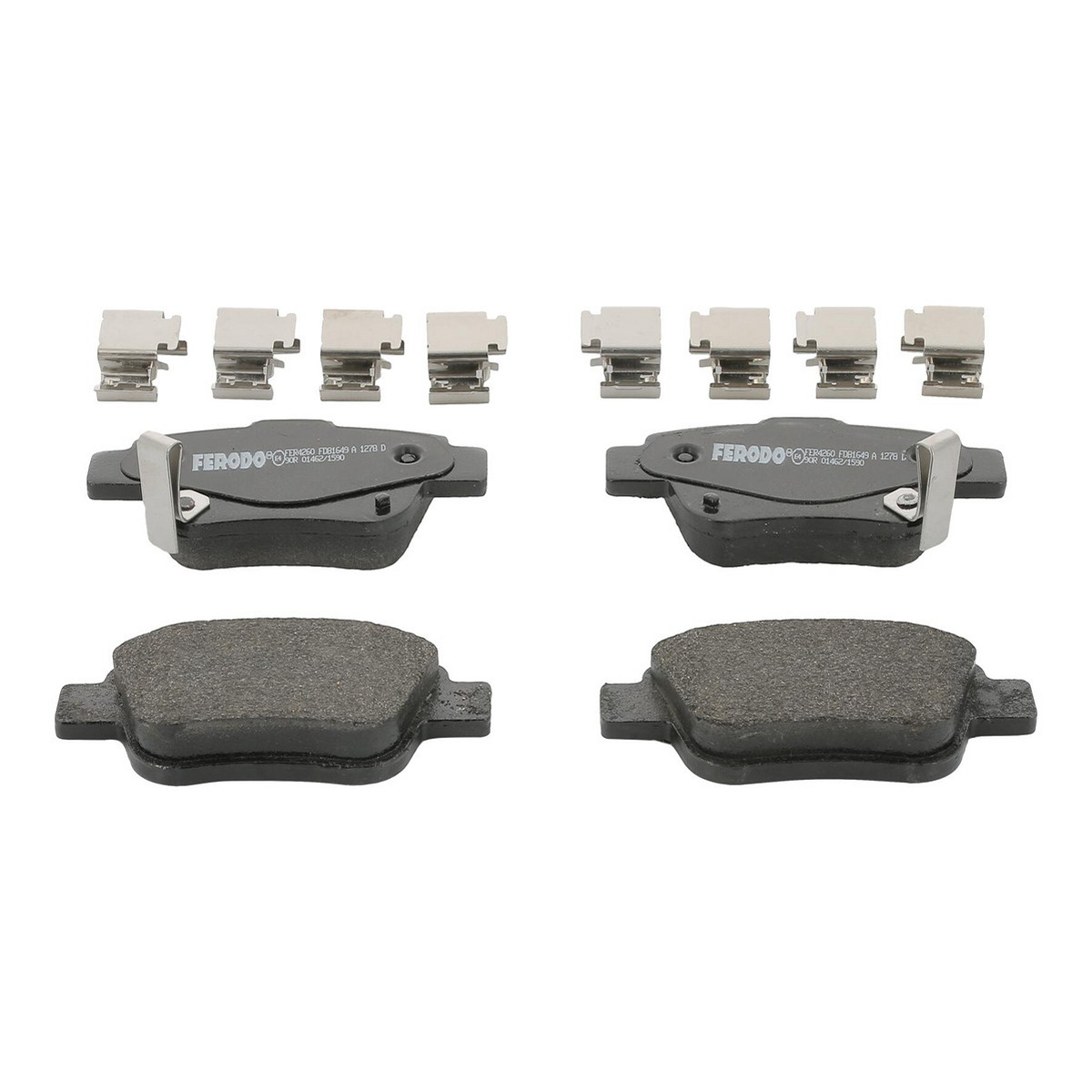 Колодки гальмівні дискові TOYOTA AVENSIS ЛІФТБЕК (_T25_) 1.8 2003.01-2008.11 FERODO (FDB1649) Ferodo фото 6