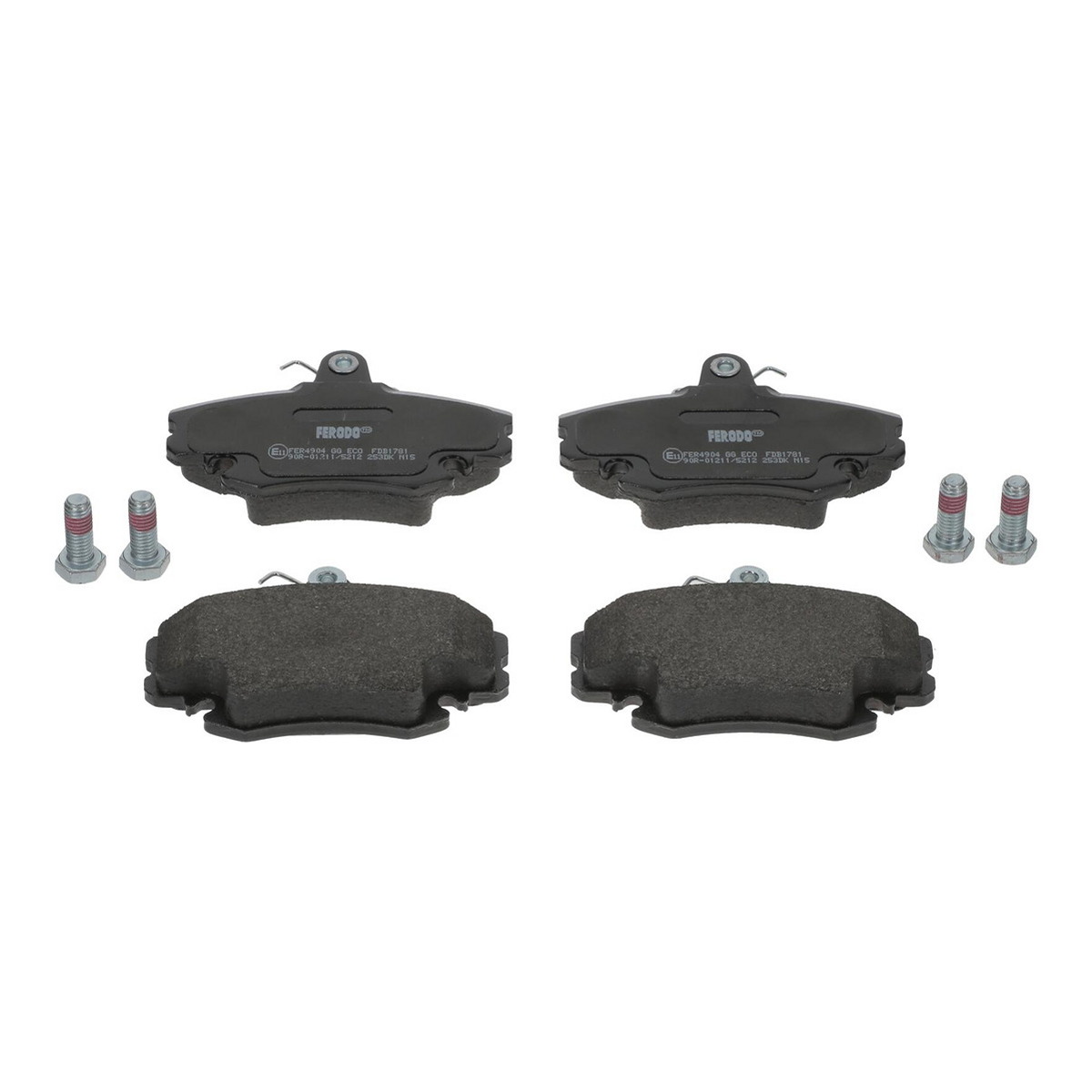 Колодки гальмівні дискові DACIA LOGAN (LS_) 1.4 (LS0A, LS0C, LS0E, LS0G) 2004.09- FERODO (FDB1781) Ferodo фото 6