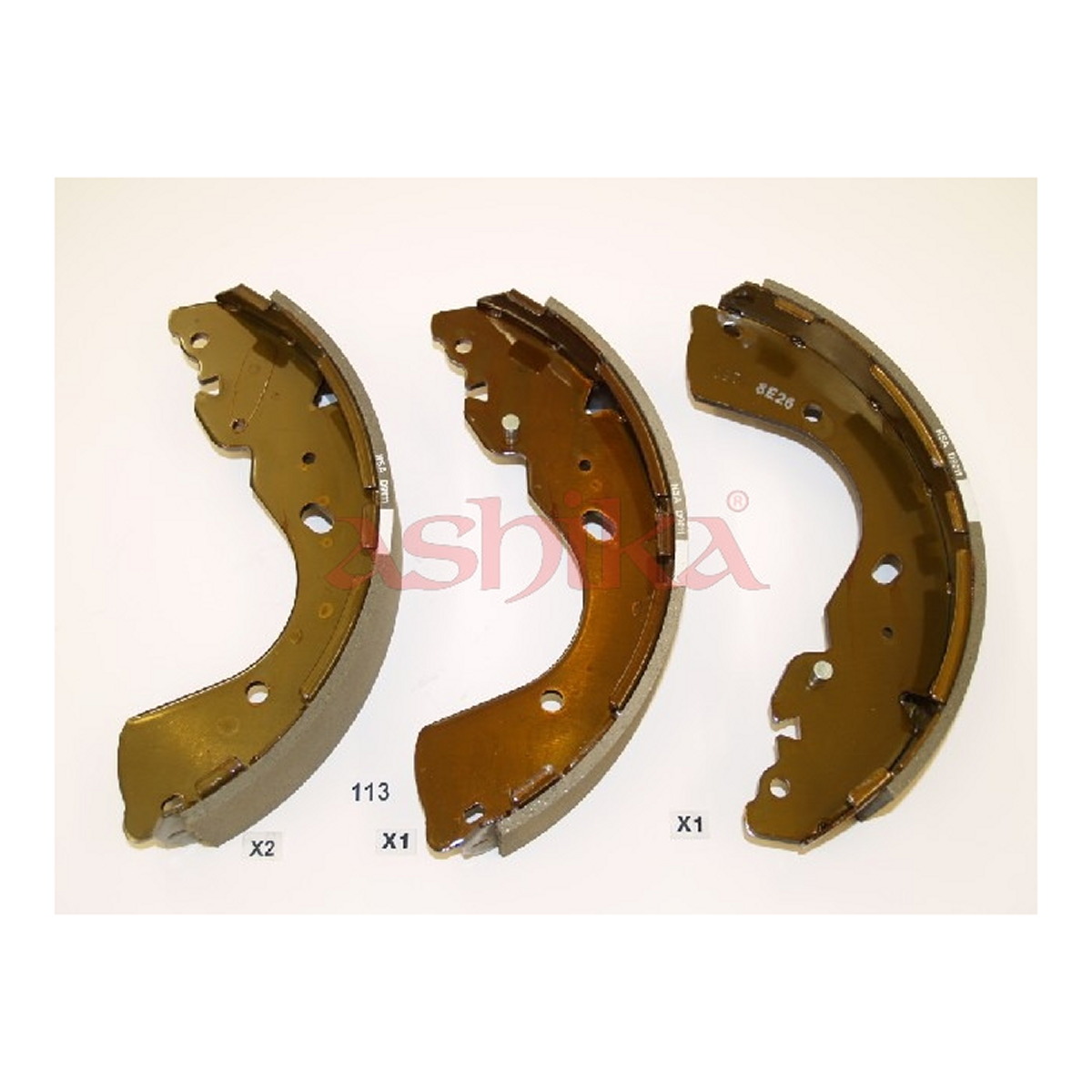 Колодки гальмівні барабанні (комплект 4 шт) FORD USA RANGER (TKE) 3.2 2011.04- ASHIKA (55-01-113) ASHIKA фото 3
