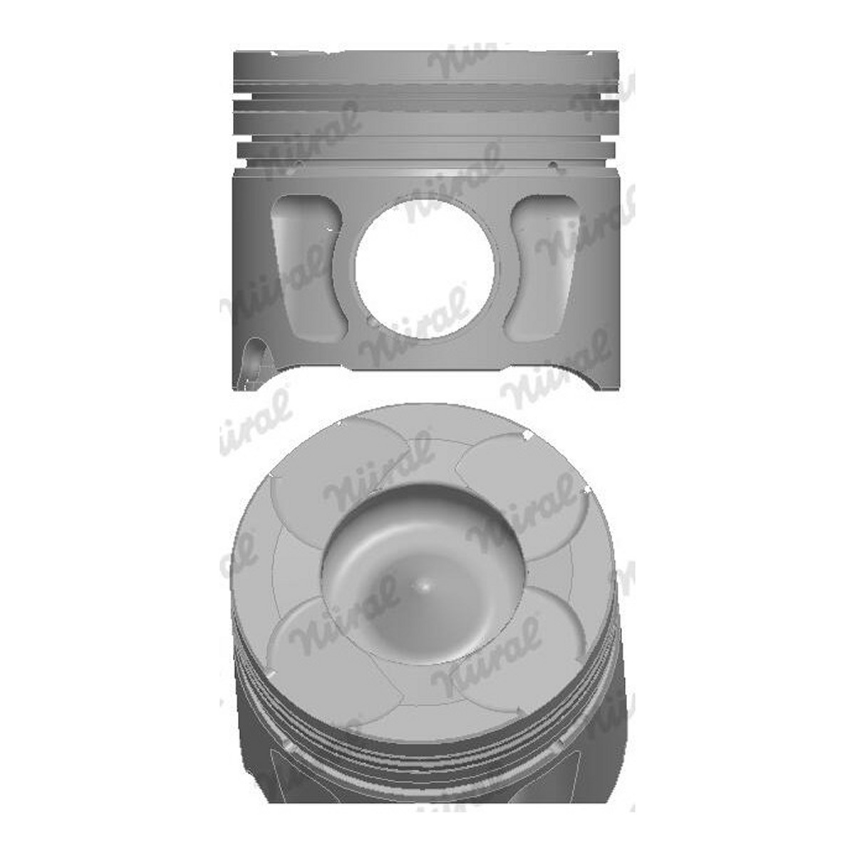 Поршень FIAT/OPEL 83.4 198A5.000/A20DT/A20DTC/A20DTH/Z12DTJ NURAL (87-436506-00) Nural фото 5