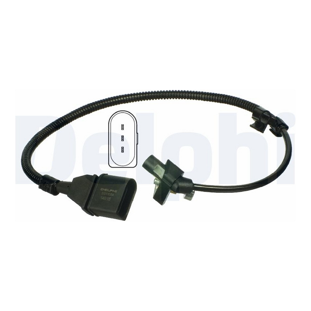 Датчик обертів колінвалу VW GOLF IV (1J1) - 1.4 16V (1997.08 - 2008.04) DELPHI (SS11054) Delphi фото 6
