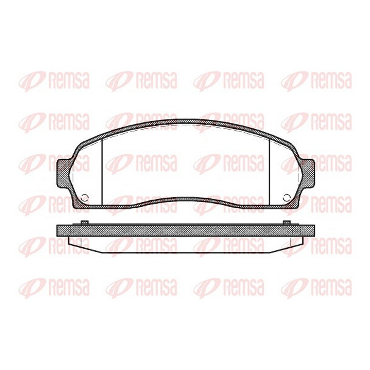 Колодки гальмівні дискові FORD USA EXPLORER (U2, U_) 4.0 1994.09-2003.04 REMSA (0805.00) Remsa фото 3