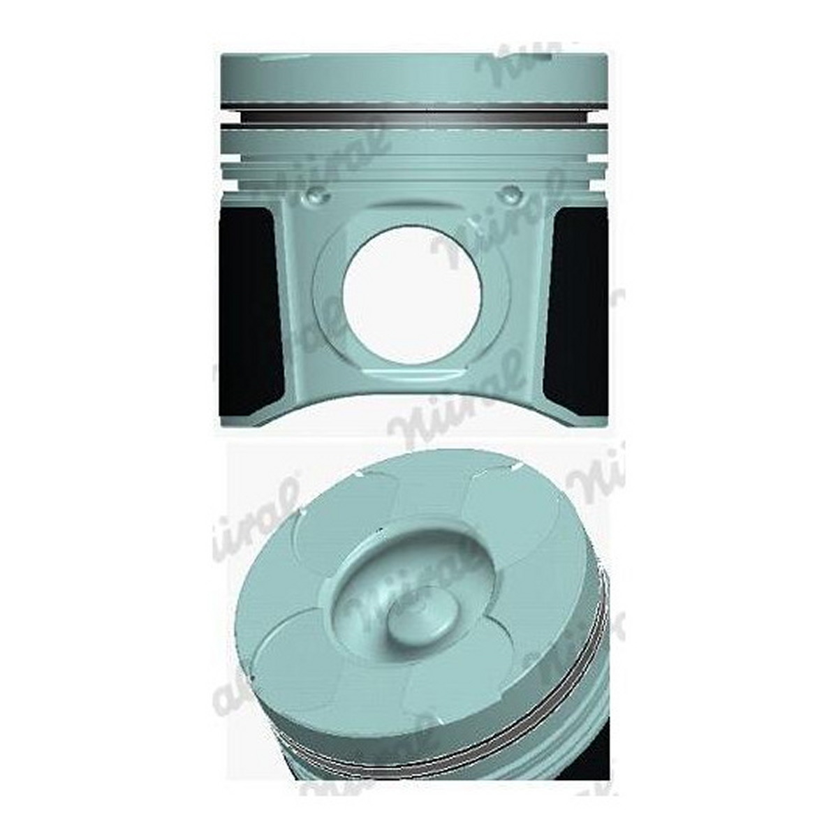 Поршень RENAULT 87.0 2.2DCI G9T NURAL (87-127400-10) Nural фото 3
