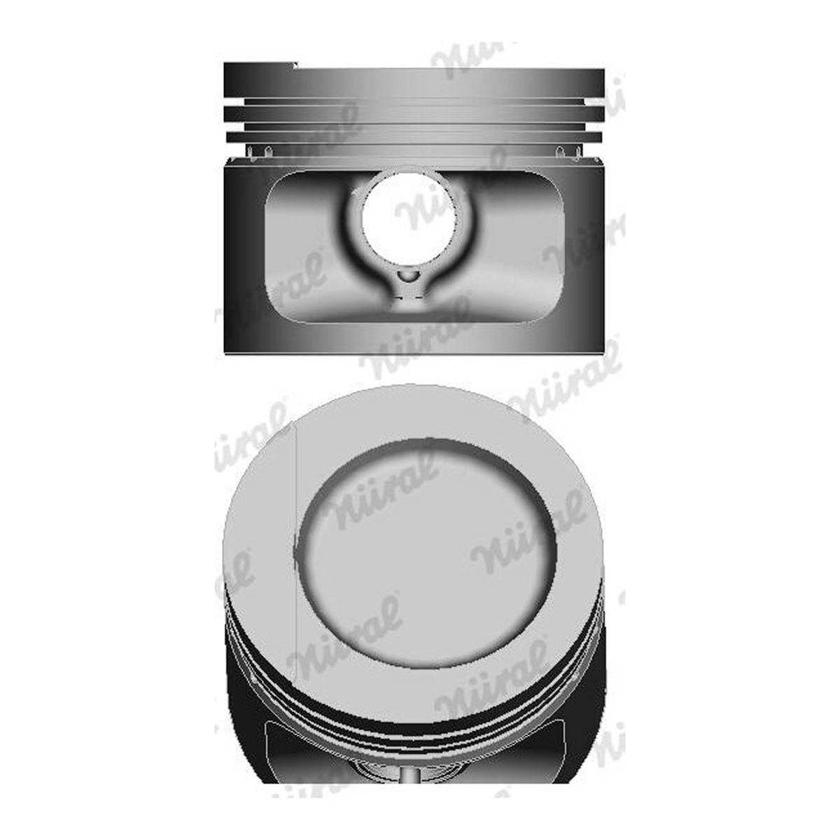 Поршень VAG 81.5 1.8 /ADZ NURAL (87-109407-50) Nural фото 3