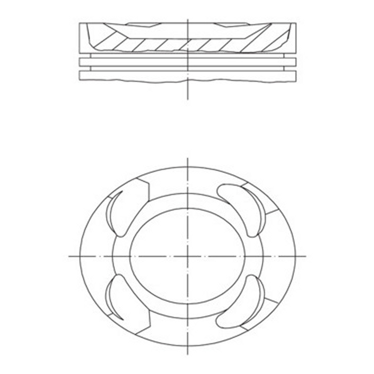 Поршень BMW MAHLE (081 PI 00126 000) Mahle фото 3