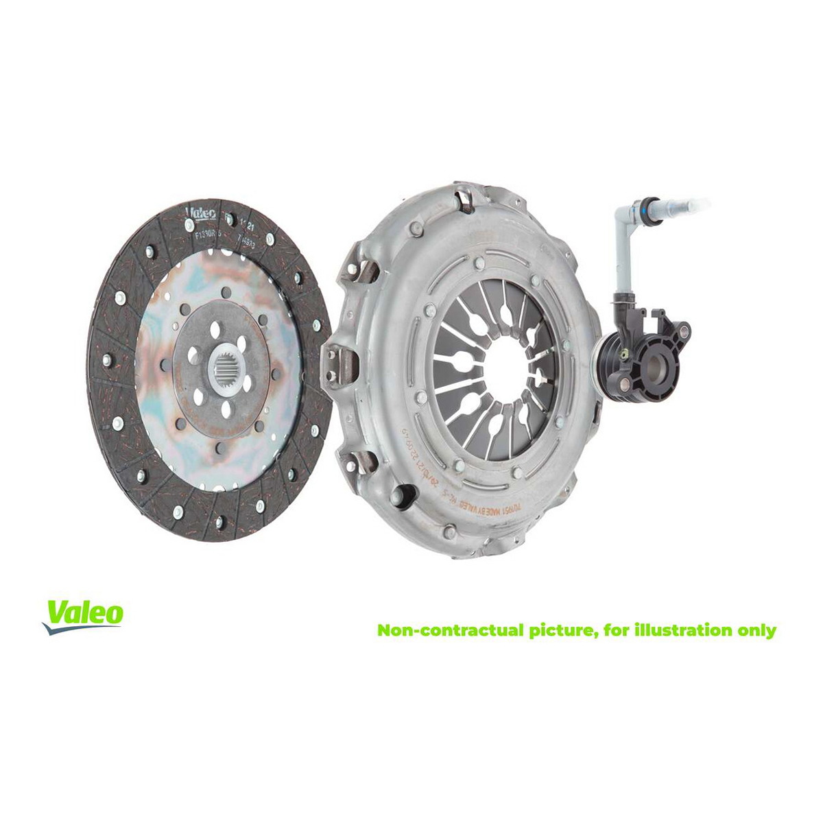 Комплект зчеплення CLUTCH SET + CSC RENAULT MODUS 1.2 PETROL/FUEL 9/2010 ->11/2011 VALEO (834325) Valeo фото 6