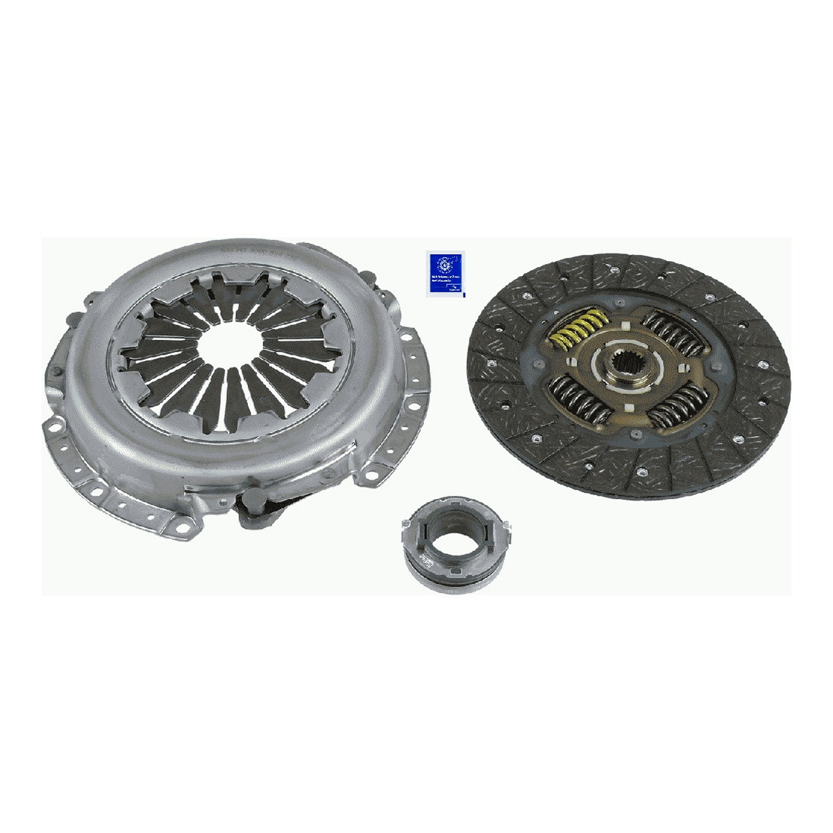 Комплект зчеплення KIA CERATO I ЛІФТБЕК (LD) 1.6 2004.04 - 2009.12 SACHS (3000 954 232) SACHS фото 3