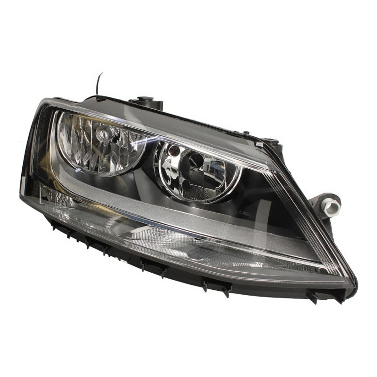 Фара прав (H7/H7, електричн, з мотором, колір відбивача: чорн) VW JETTA IV 04.10-01.18 фото 4