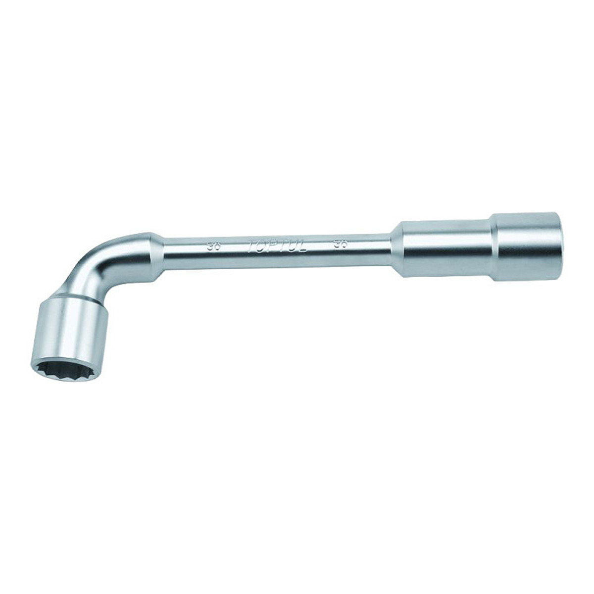 (EN) Angled socket wrench двосторонній, прохідний 12-кутна / 6-кутна, L, 17 мм фото 6